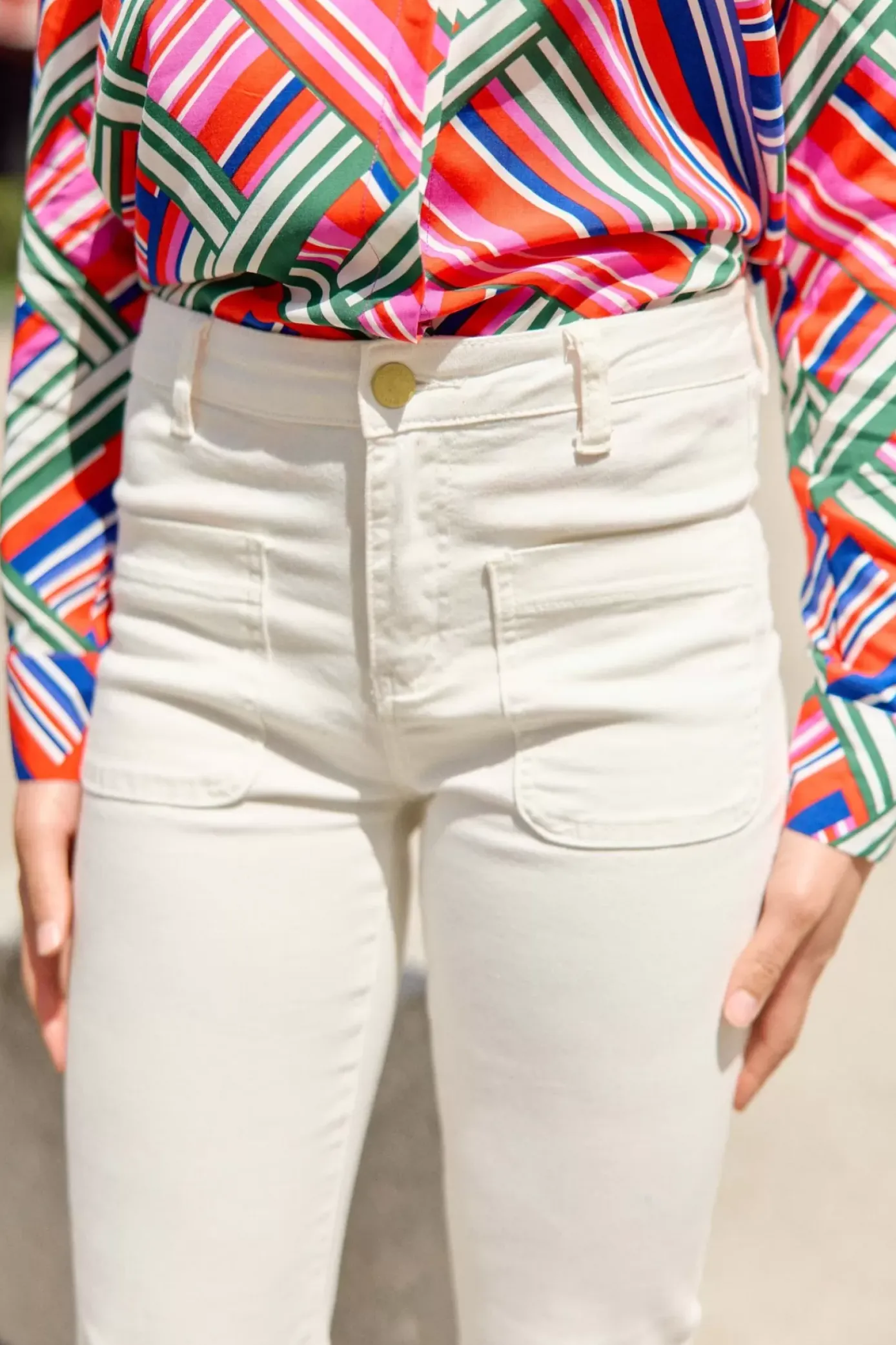Pantalons & Jeans|LA PETITE ÉTOILE Jean Sonny E Ecru