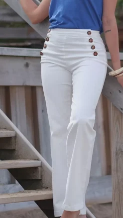 Pantalons & Jeans|LA PETITE ÉTOILE Jeans Paulie Ecru