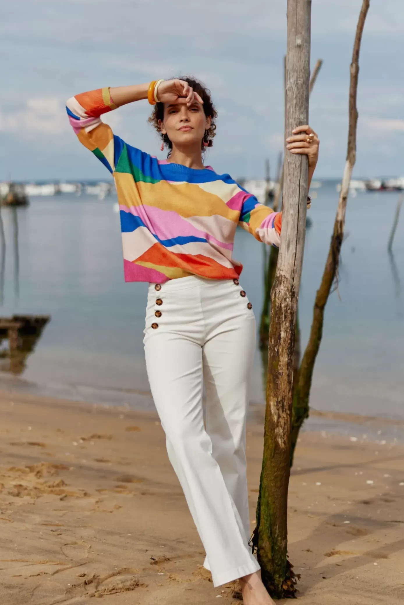 Pantalons & Jeans|LA PETITE ÉTOILE Jeans Paulie Ecru