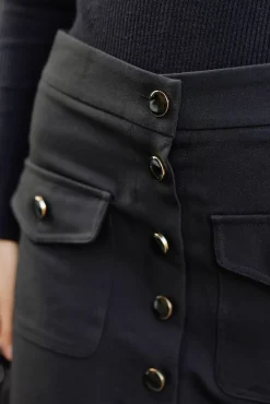 Jupes & Shorts|LA PETITE ÉTOILE Jupe Axeline Noir