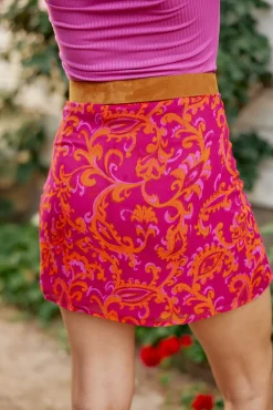 Jupes & Shorts|LA PETITE ÉTOILE Jupe Peregrine Rose/Orange