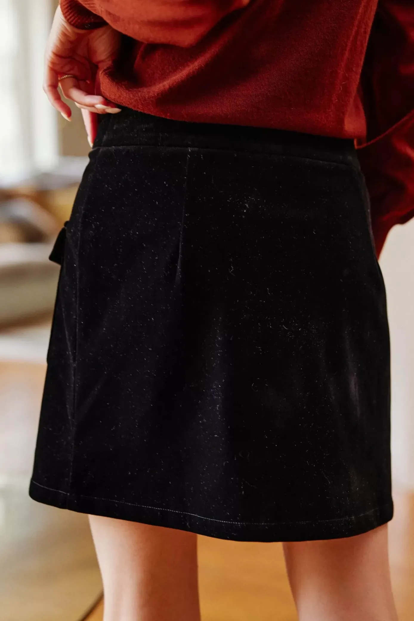 Jupes & Shorts|LA PETITE ÉTOILE Jupe Veveine Noir