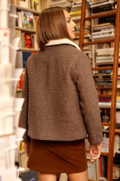 Manteaux & Vestes|LA PETITE ÉTOILE Manteau Mattie Petits Carreaux