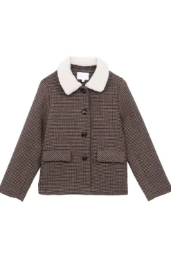 Manteaux & Vestes|LA PETITE ÉTOILE Manteau Mattie Petits Carreaux