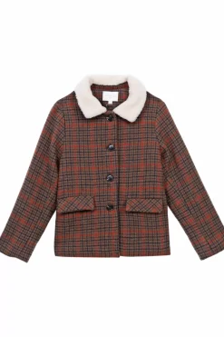 Manteaux & Vestes|LA PETITE ÉTOILE Manteau Mattie Grands Carreaux