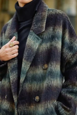 Manteaux & Vestes|LA PETITE ÉTOILE Manteau Orazio Noir/Vert