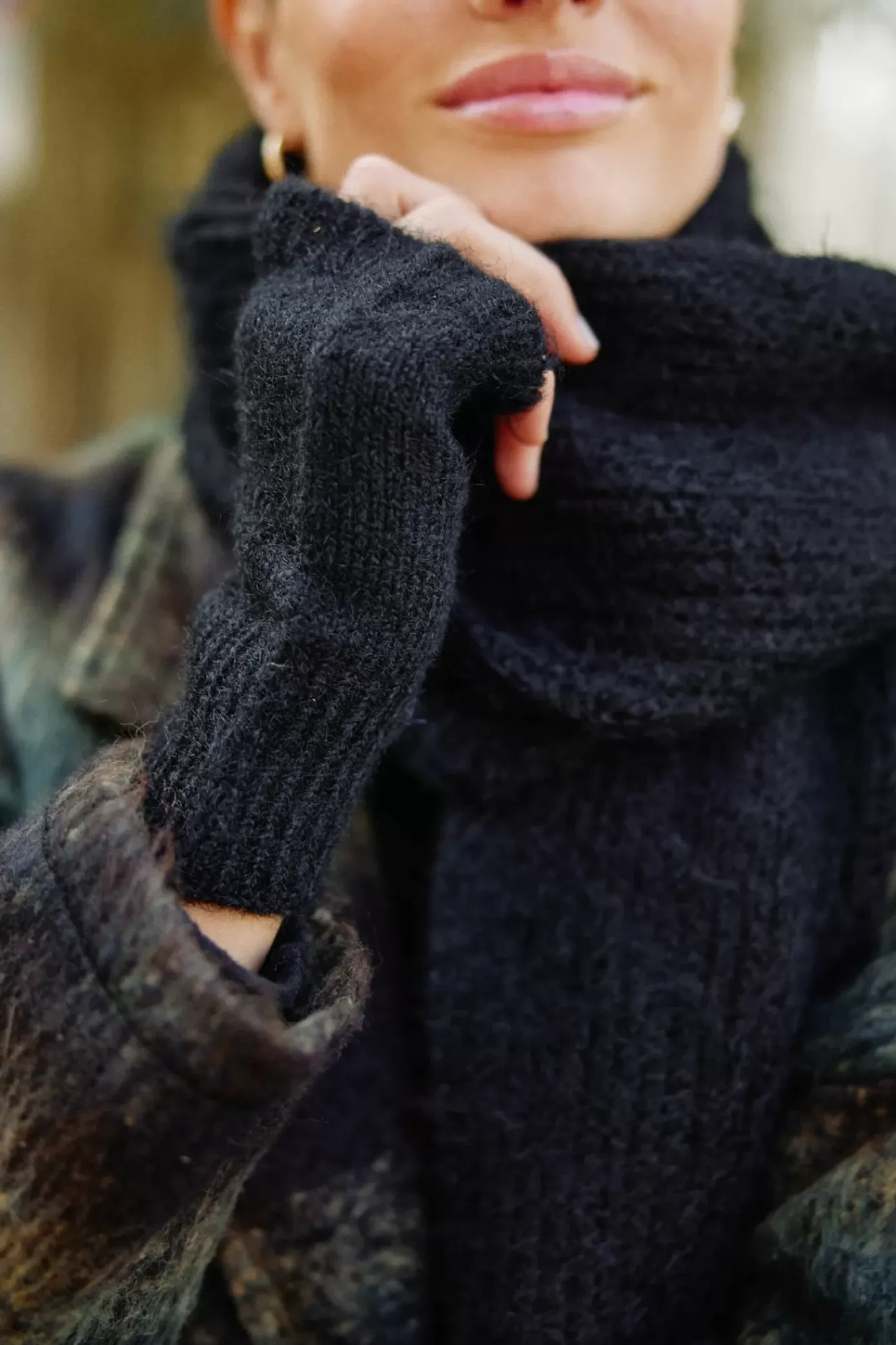 Accessoires|LA PETITE ÉTOILE Mitaine Delta Noir