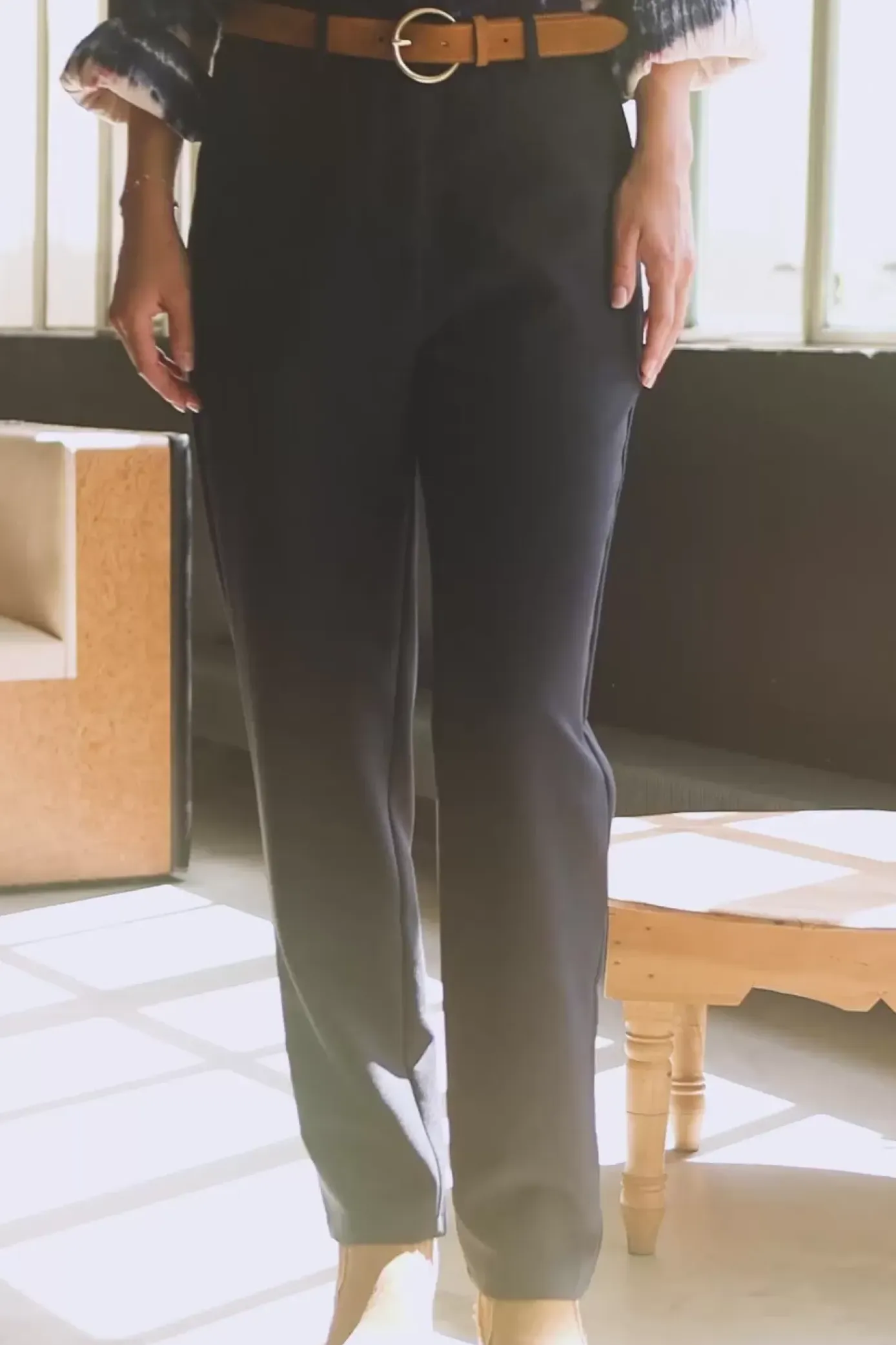 Pantalons & Jeans|LA PETITE ÉTOILE Pantalon Aris Marine