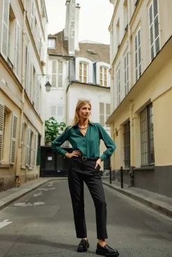 Pantalons & Jeans|LA PETITE ÉTOILE Pantalon Aris Noir
