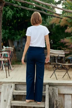 Pantalons & Jeans|LA PETITE ÉTOILE Pantalon Cady Marine