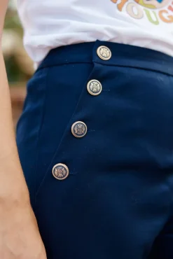 Pantalons & Jeans|LA PETITE ÉTOILE Pantalon Cady Marine
