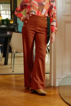 Pantalons & Jeans|LA PETITE ÉTOILE Pantalon Cady Caramel