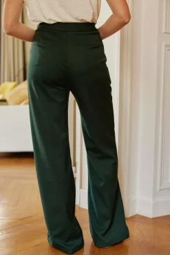 Pantalons & Jeans|LA PETITE ÉTOILE Pantalon Cady Vert