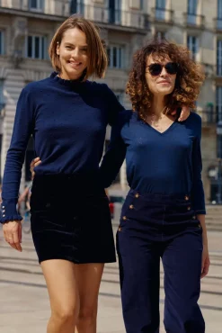 Pantalons & Jeans|LA PETITE ÉTOILE Pantalon Cady V Marine