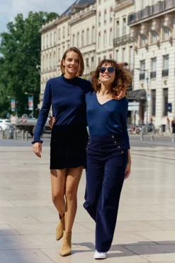 Pantalons & Jeans|LA PETITE ÉTOILE Pantalon Cady V Marine
