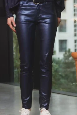 Pantalons & Jeans|LA PETITE ÉTOILE Pantalon Doli Marine