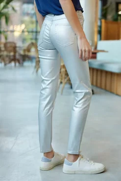 Pantalons & Jeans|LA PETITE ÉTOILE Pantalon Doli Argent