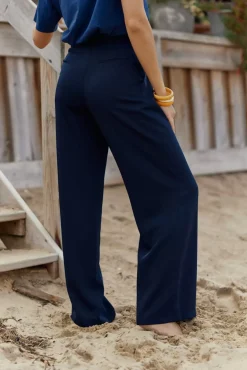Pantalons & Jeans|LA PETITE ÉTOILE Pantalon Egu Marine