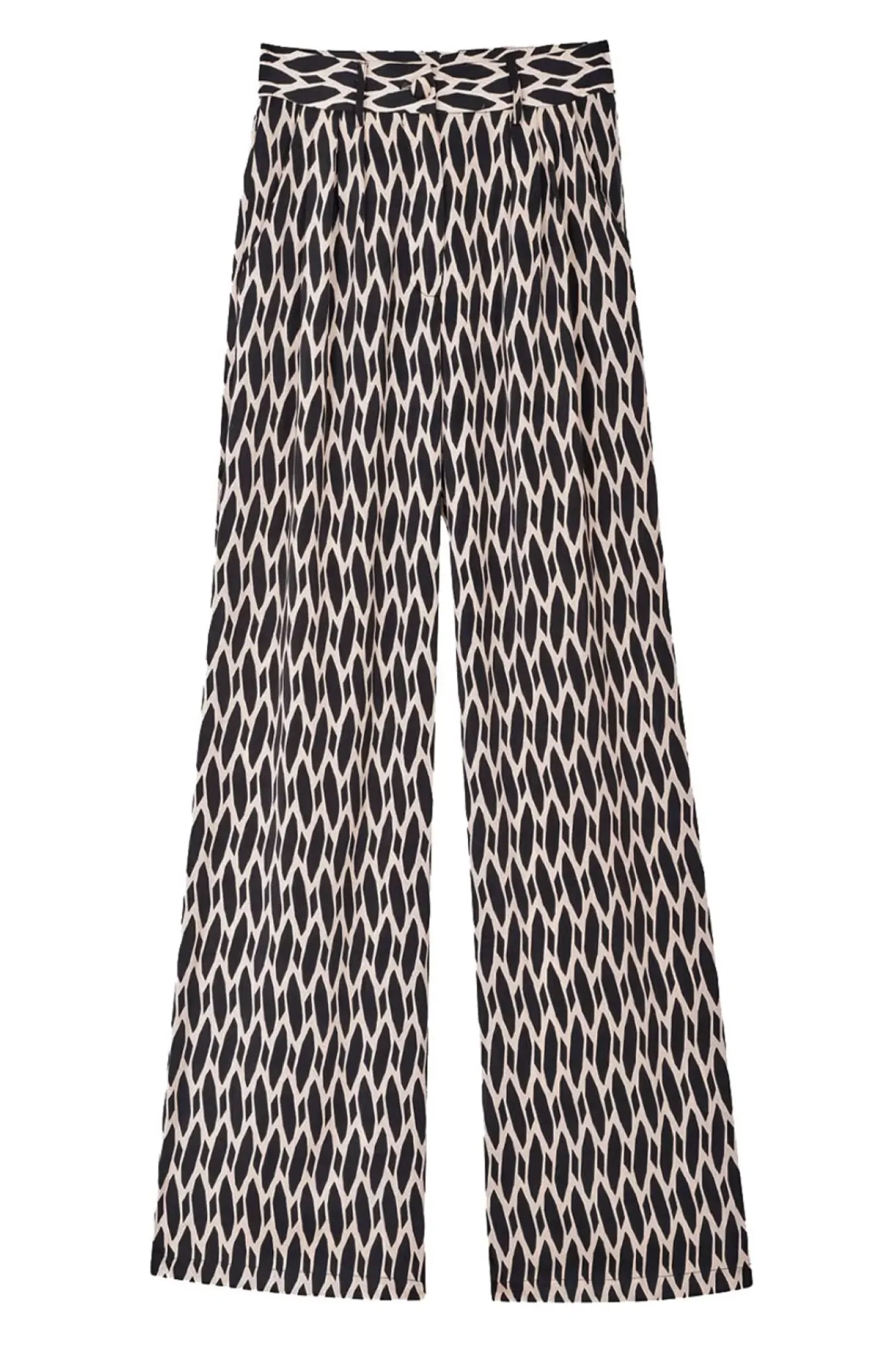 Pantalons & Jeans|LA PETITE ÉTOILE Pantalon Fernano Ecru/Noir