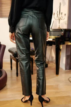 Pantalons & Jeans|LA PETITE ÉTOILE Pantalon Hajar Noir