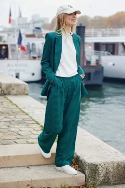 Pantalons & Jeans|LA PETITE ÉTOILE Pantalon Jomana Vert