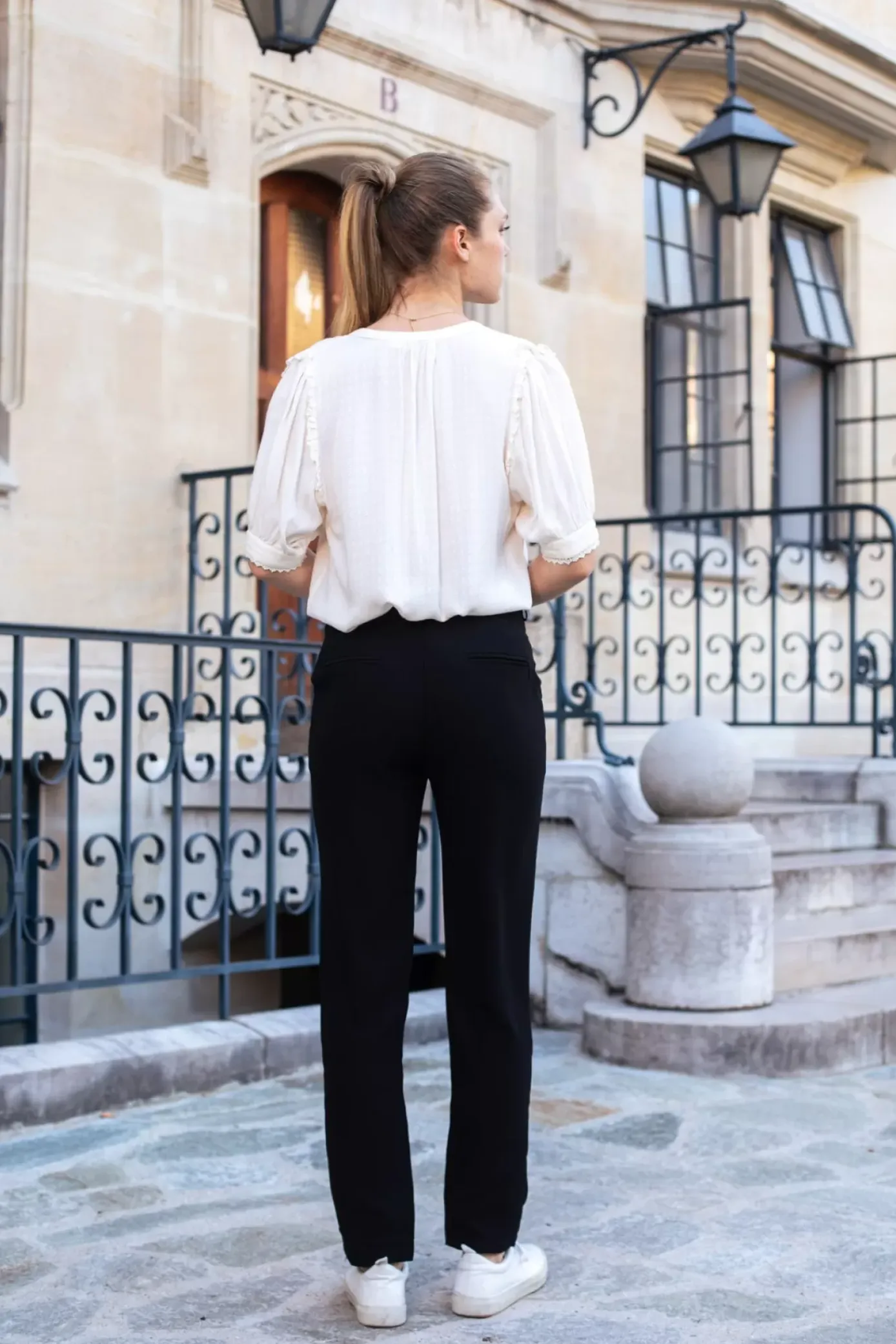 Pantalons & Jeans|LA PETITE ÉTOILE Pantalon Katnis Noir