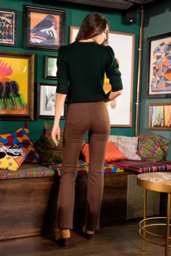 Pantalons & Jeans|LA PETITE ÉTOILE Pantalon Lancelot T Choco