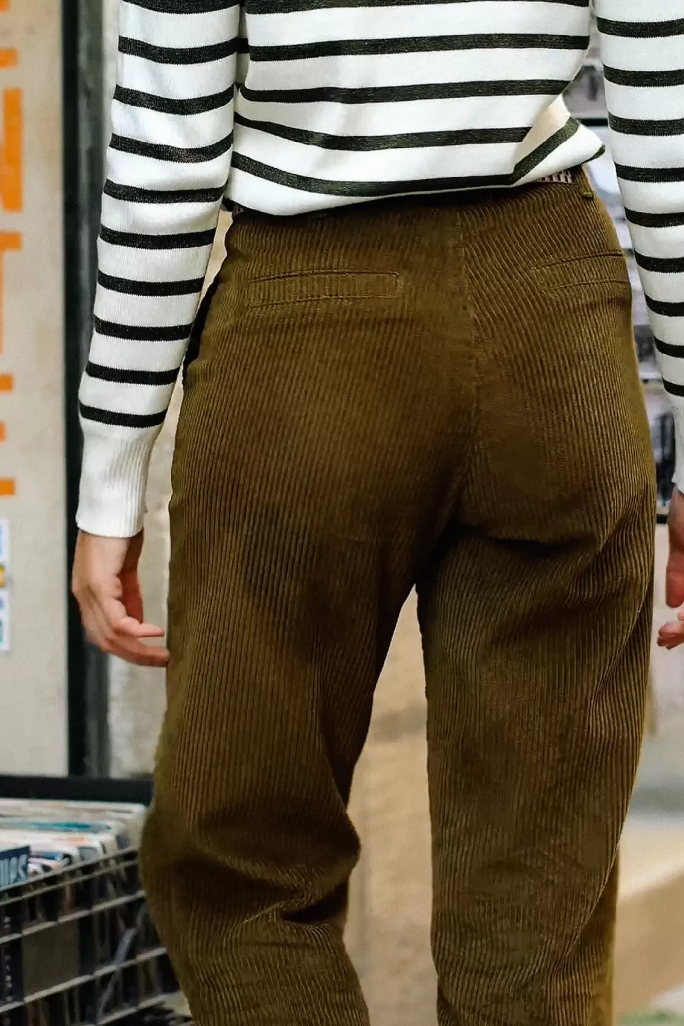 Pantalons & Jeans|LA PETITE ÉTOILE Pantalon Marisol Kaki