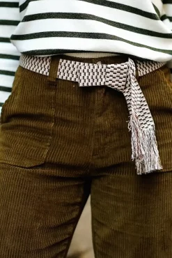 Pantalons & Jeans|LA PETITE ÉTOILE Pantalon Marisol Kaki
