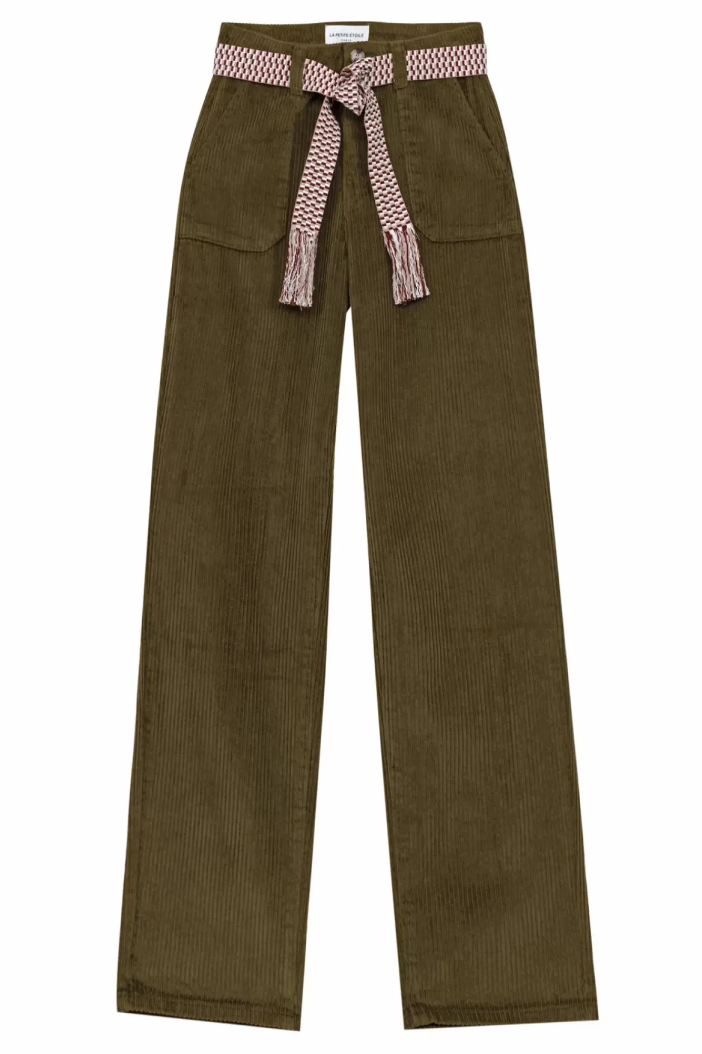 Pantalons & Jeans|LA PETITE ÉTOILE Pantalon Marisol Kaki