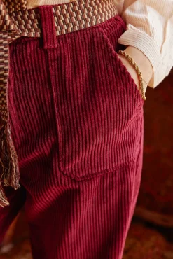 Pantalons & Jeans|LA PETITE ÉTOILE Pantalon Marisol Framboise Cuite