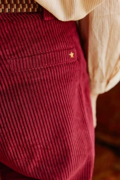 Pantalons & Jeans|LA PETITE ÉTOILE Pantalon Marisol Framboise Cuite