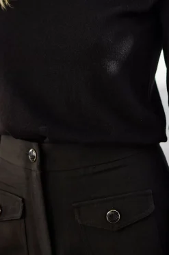 Pantalons & Jeans|LA PETITE ÉTOILE Pantalon Oxine Noir