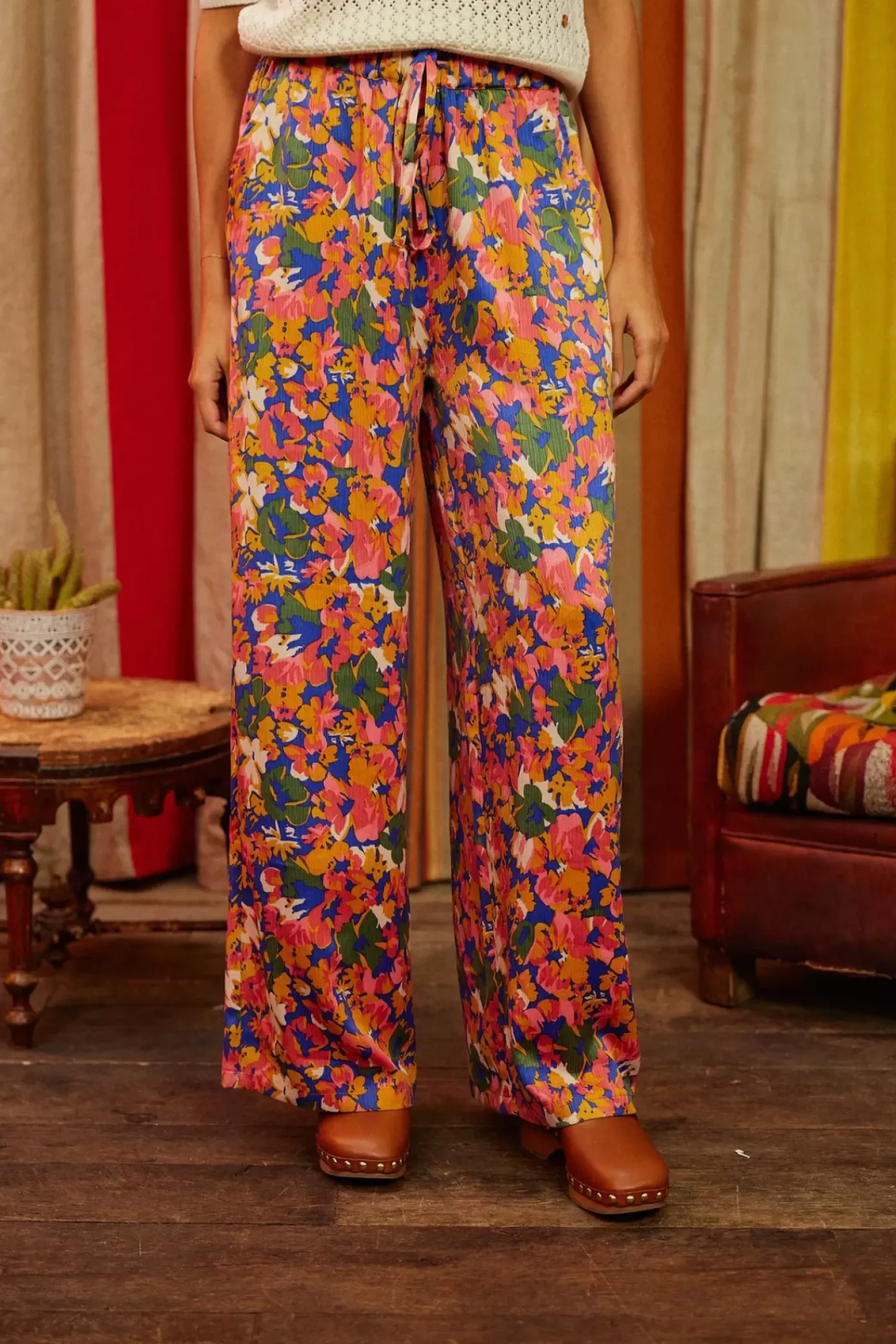 Pantalons & Jeans|LA PETITE ÉTOILE Pantalon Priam Floral