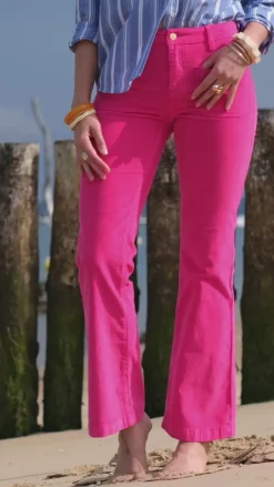 Pantalons & Jeans|LA PETITE ÉTOILE Pantalon Sonny Velours Rose