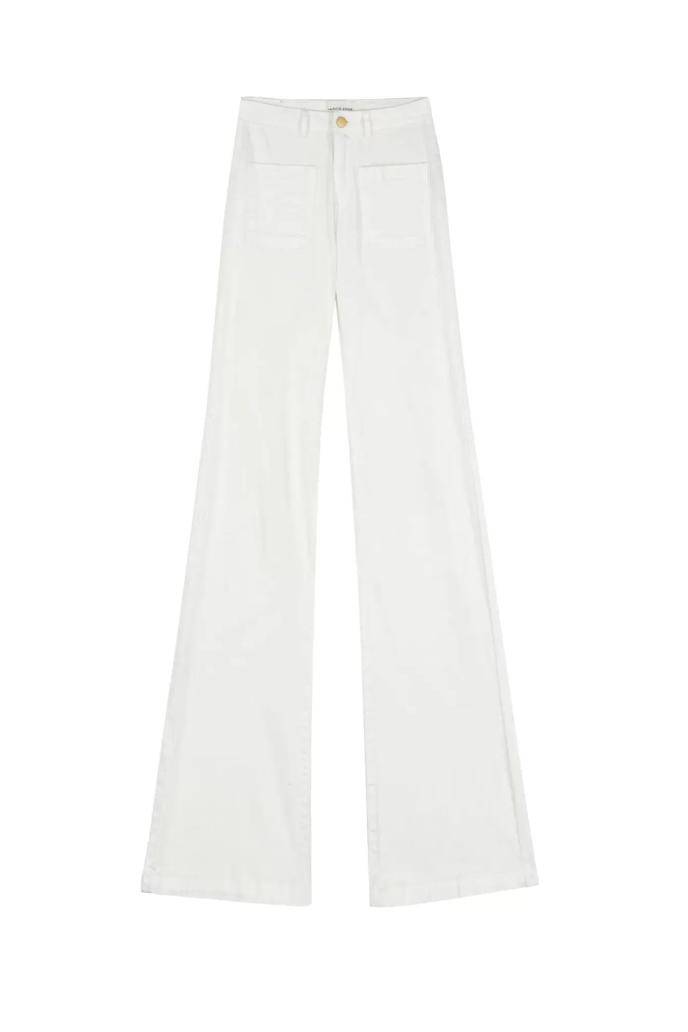 Pantalons & Jeans|LA PETITE ÉTOILE Pantalon Sonny Velours Ecru