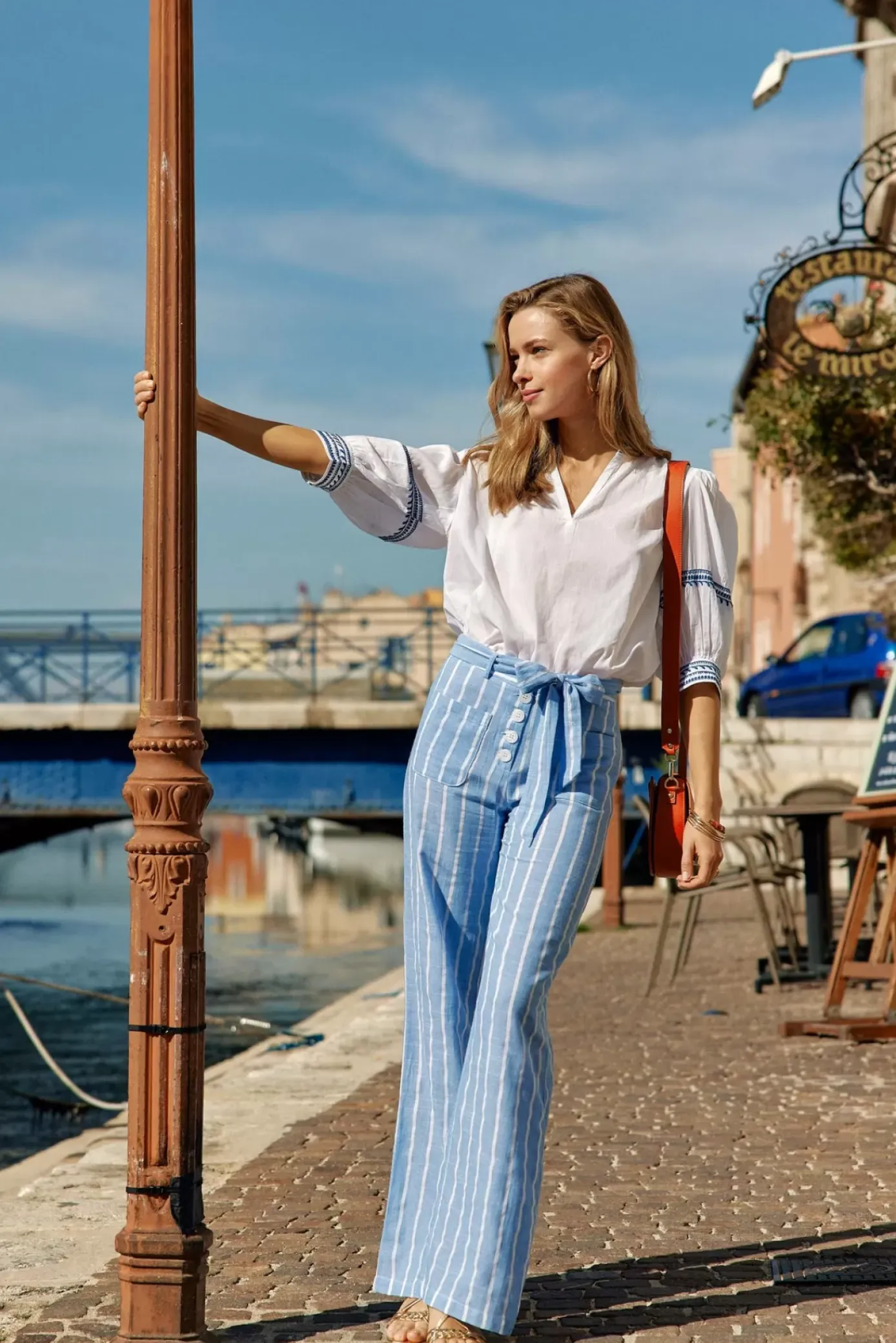 Pantalons & Jeans|LA PETITE ÉTOILE Pantalon Sylvain R Bleu