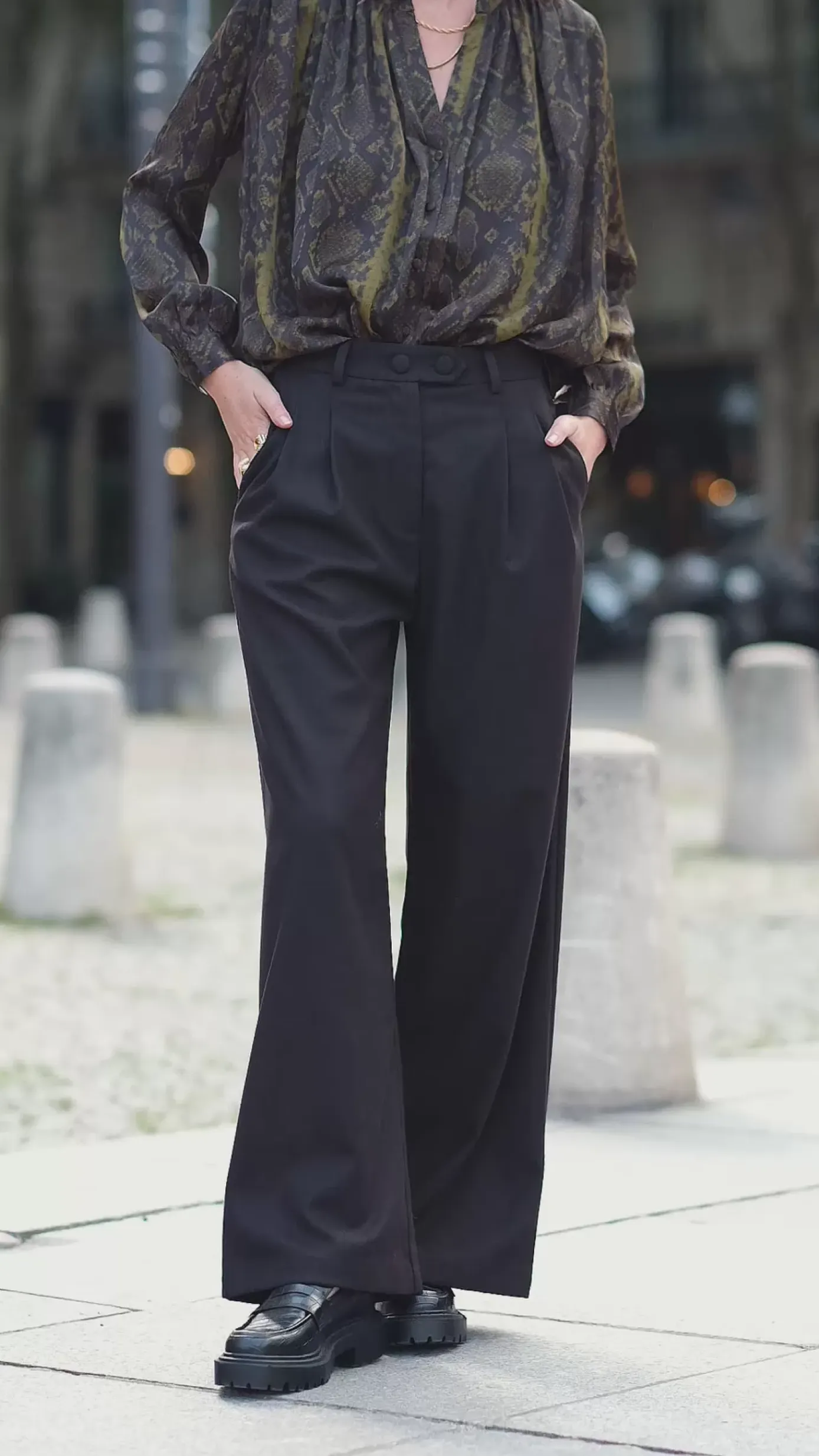Pantalons & Jeans|LA PETITE ÉTOILE Pantalon Zeline Noir