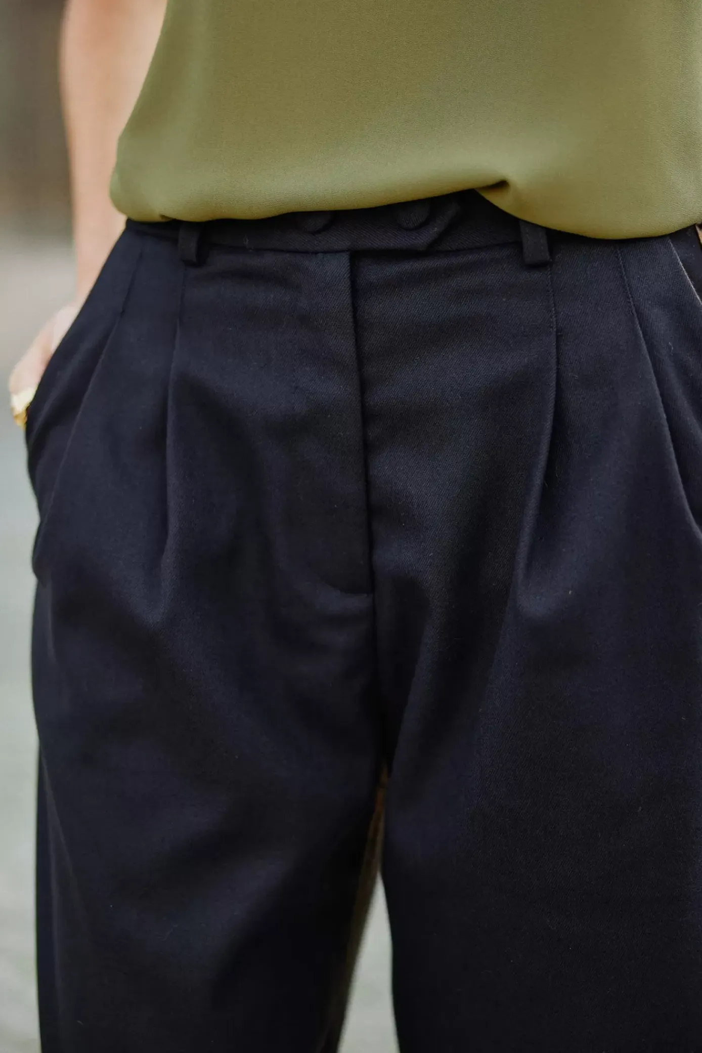 Pantalons & Jeans|LA PETITE ÉTOILE Pantalon Zeline Noir