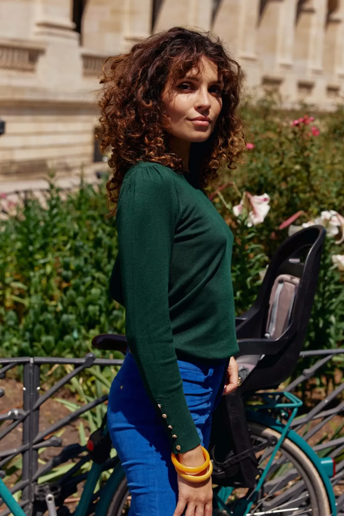 Mailles|LA PETITE ÉTOILE Pull Beatrice Vert Anglais