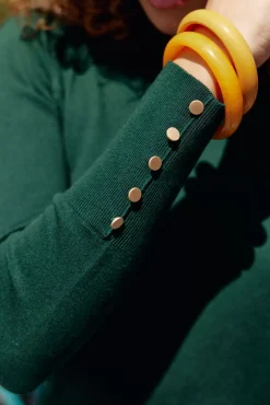 Mailles|LA PETITE ÉTOILE Pull Beatrice Vert Anglais