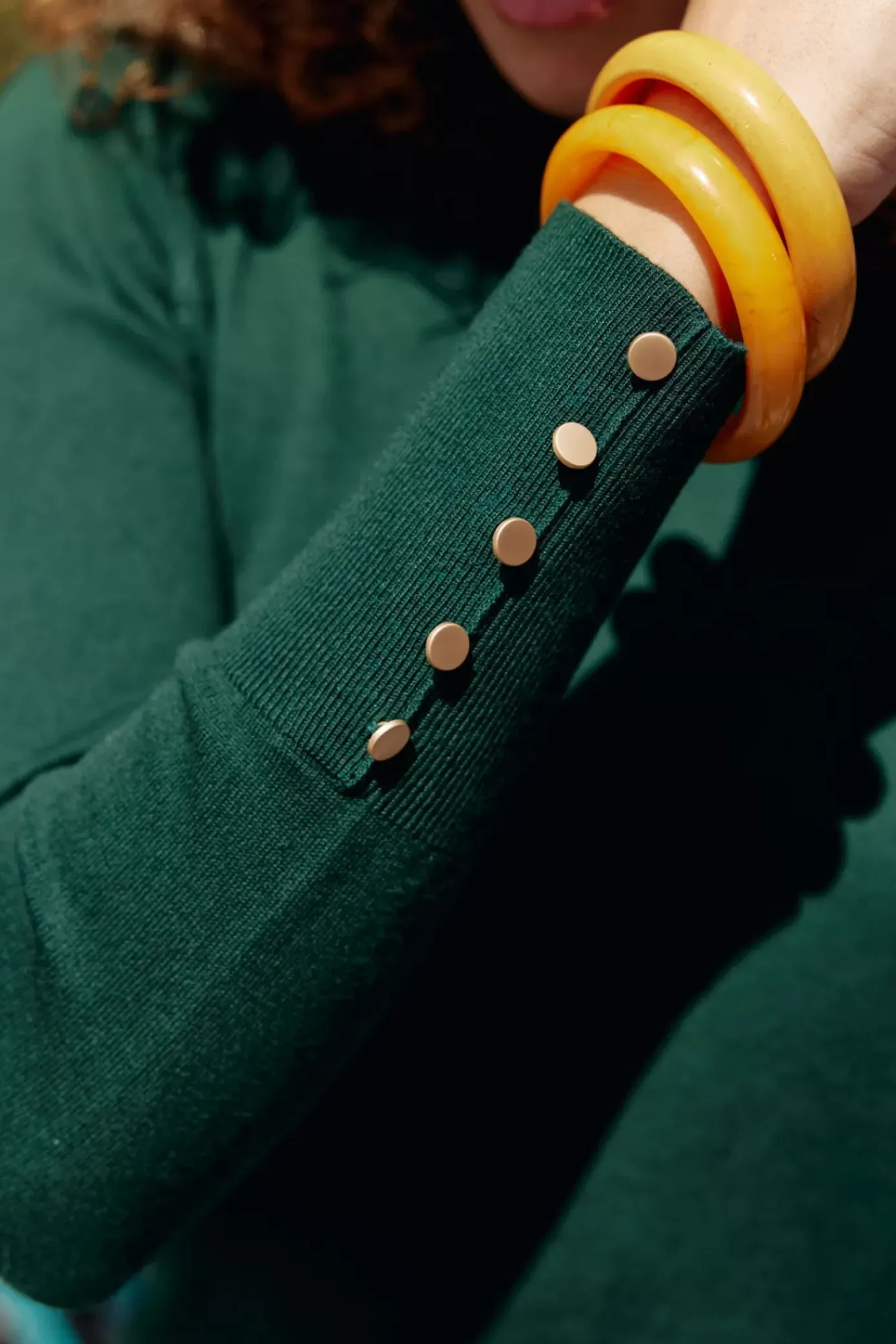 Mailles|LA PETITE ÉTOILE Pull Beatrice Vert Anglais