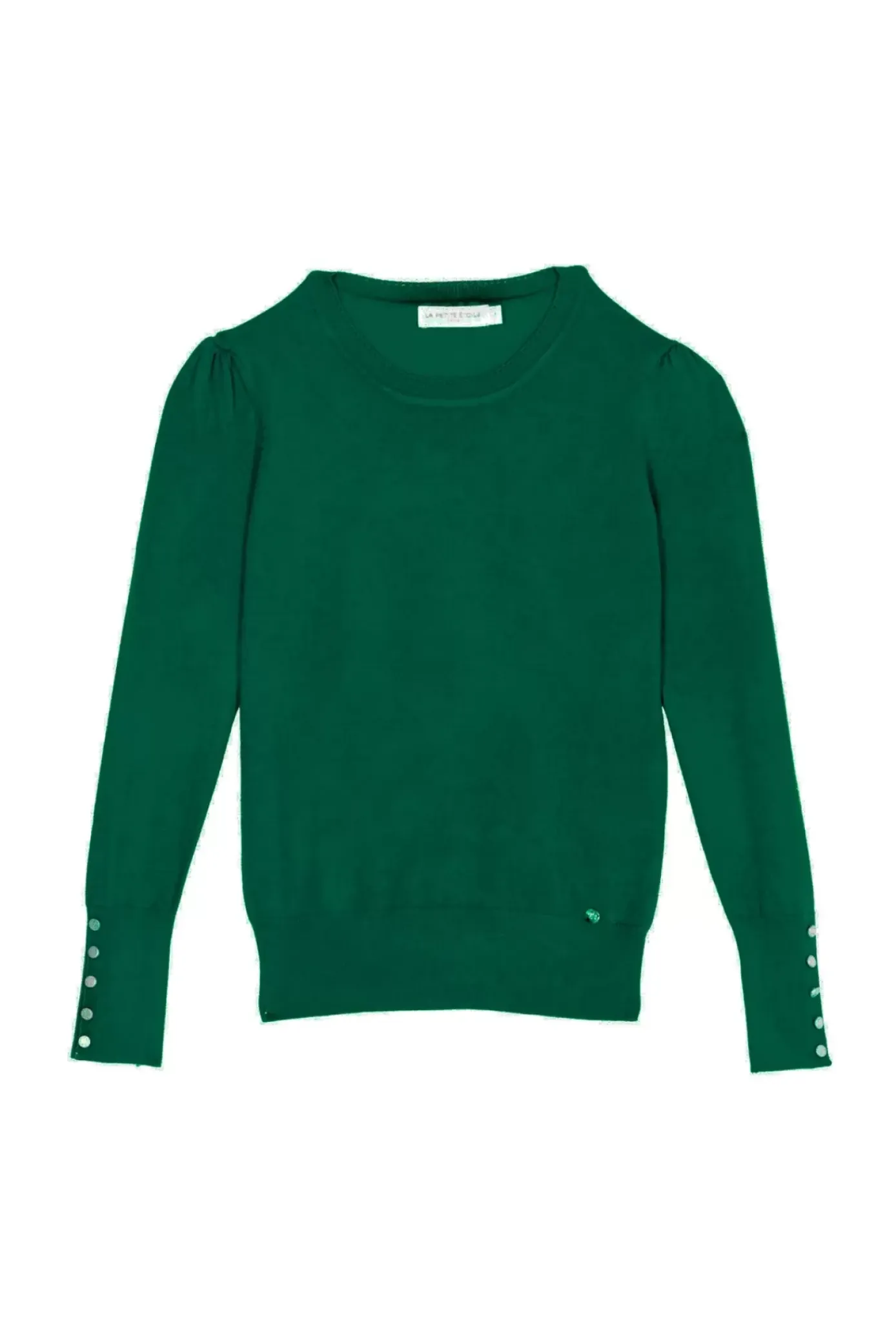 Mailles|LA PETITE ÉTOILE Pull Beatrice Vert Anglais