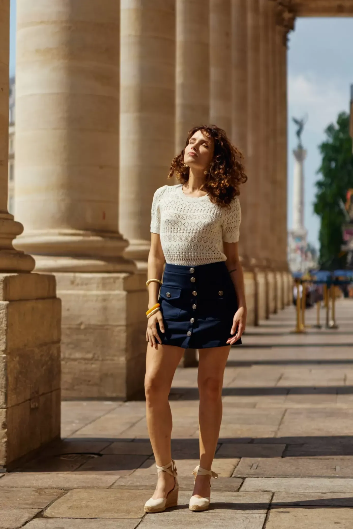 Mailles|LA PETITE ÉTOILE Pull Indiana Ecru