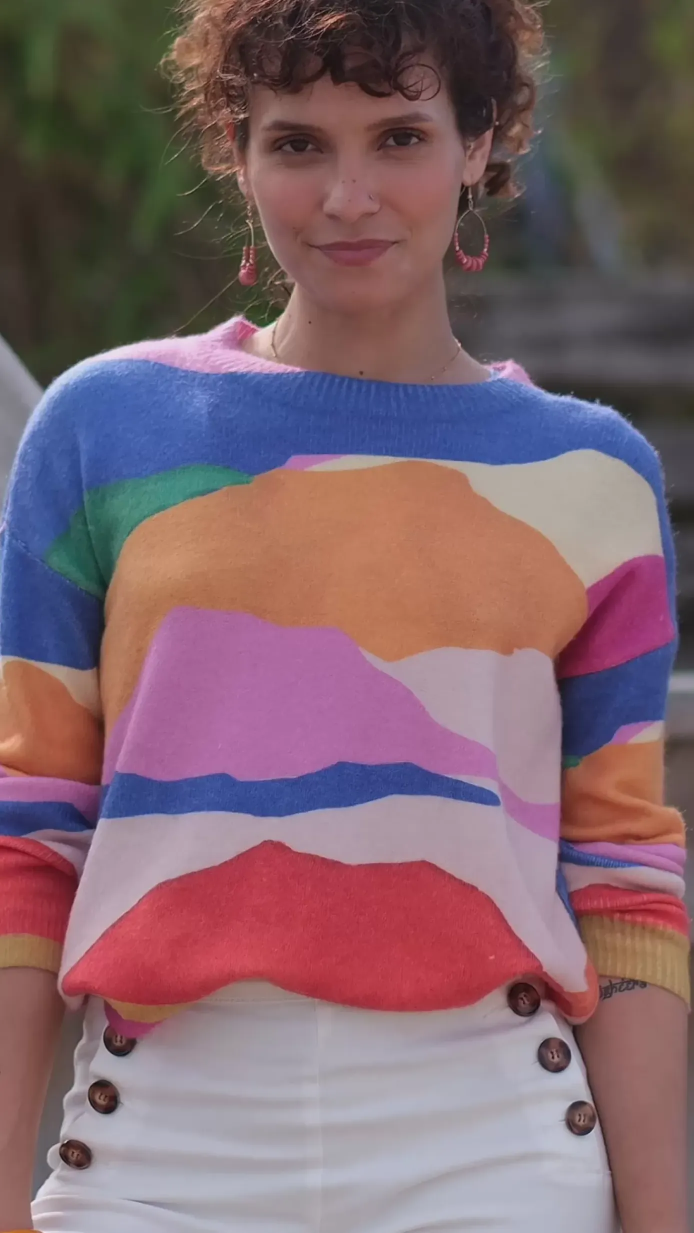 Mailles|LA PETITE ÉTOILE Pull Isaline Multico