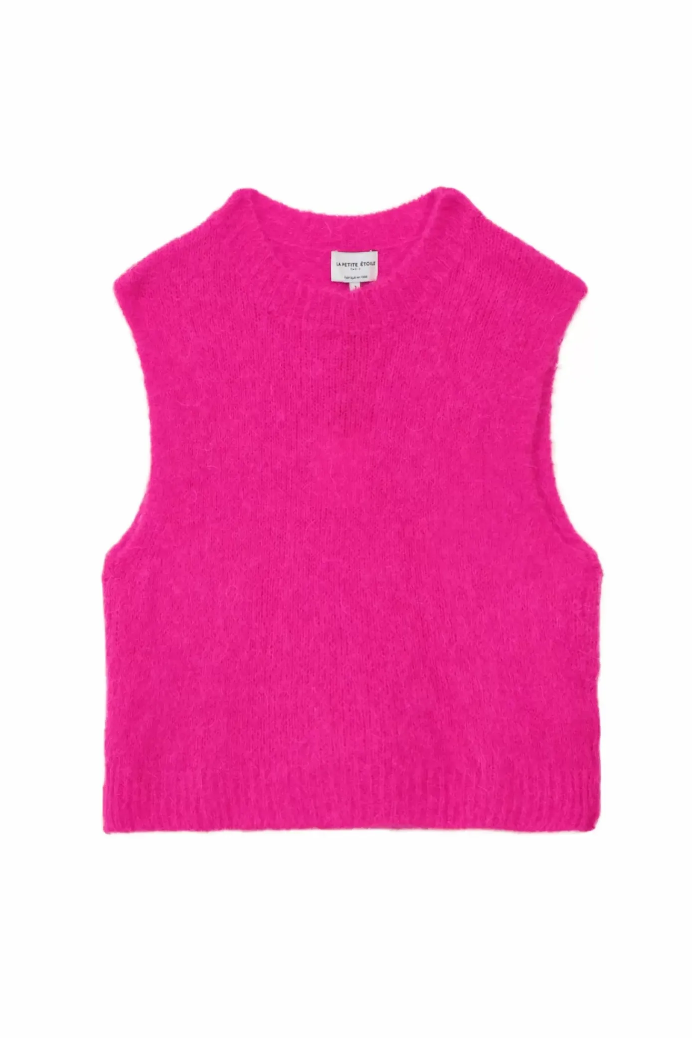 Mailles|LA PETITE ÉTOILE Pull Makena Fushia