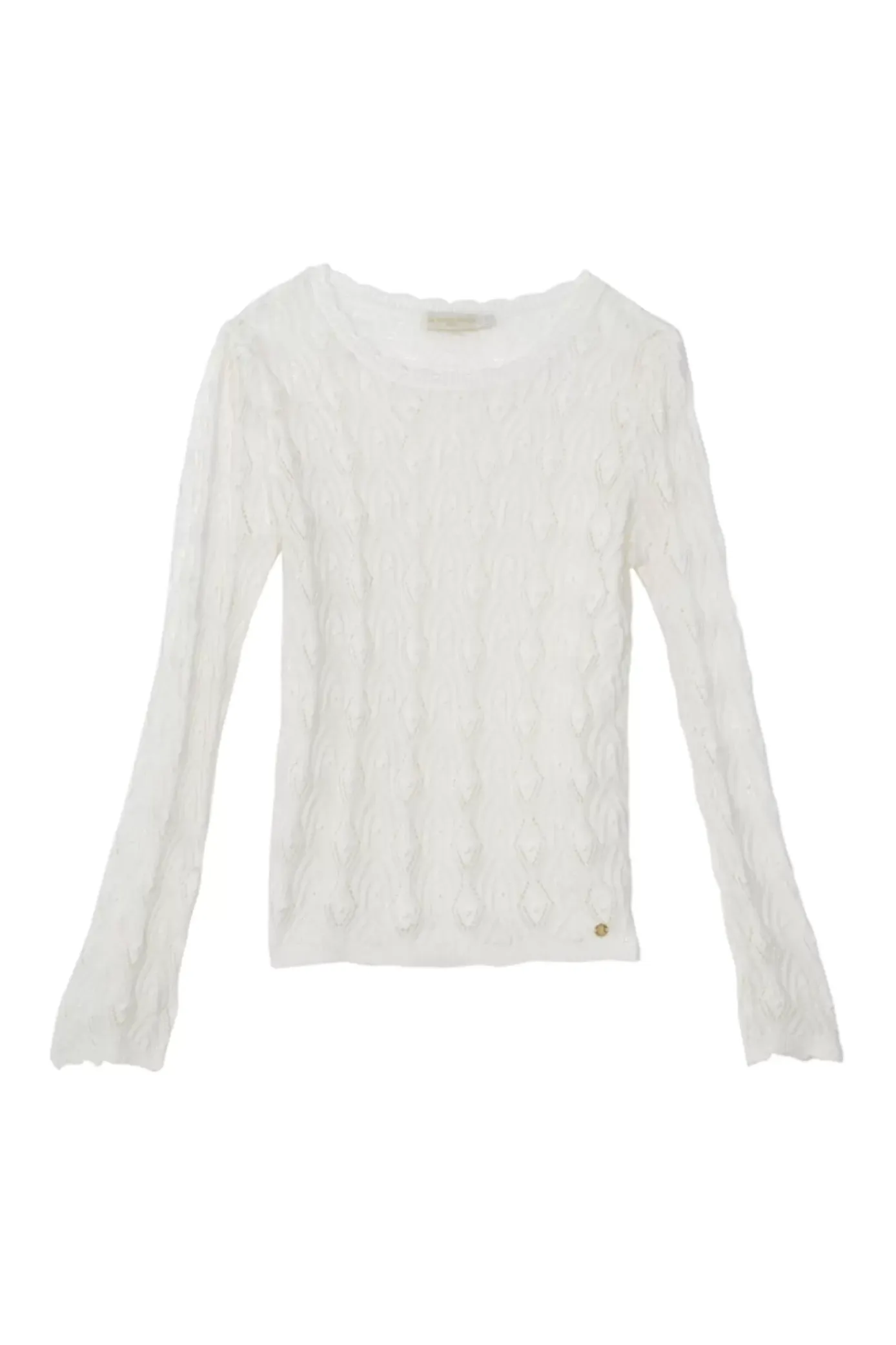 Mailles|LA PETITE ÉTOILE Pull Radia Ecru