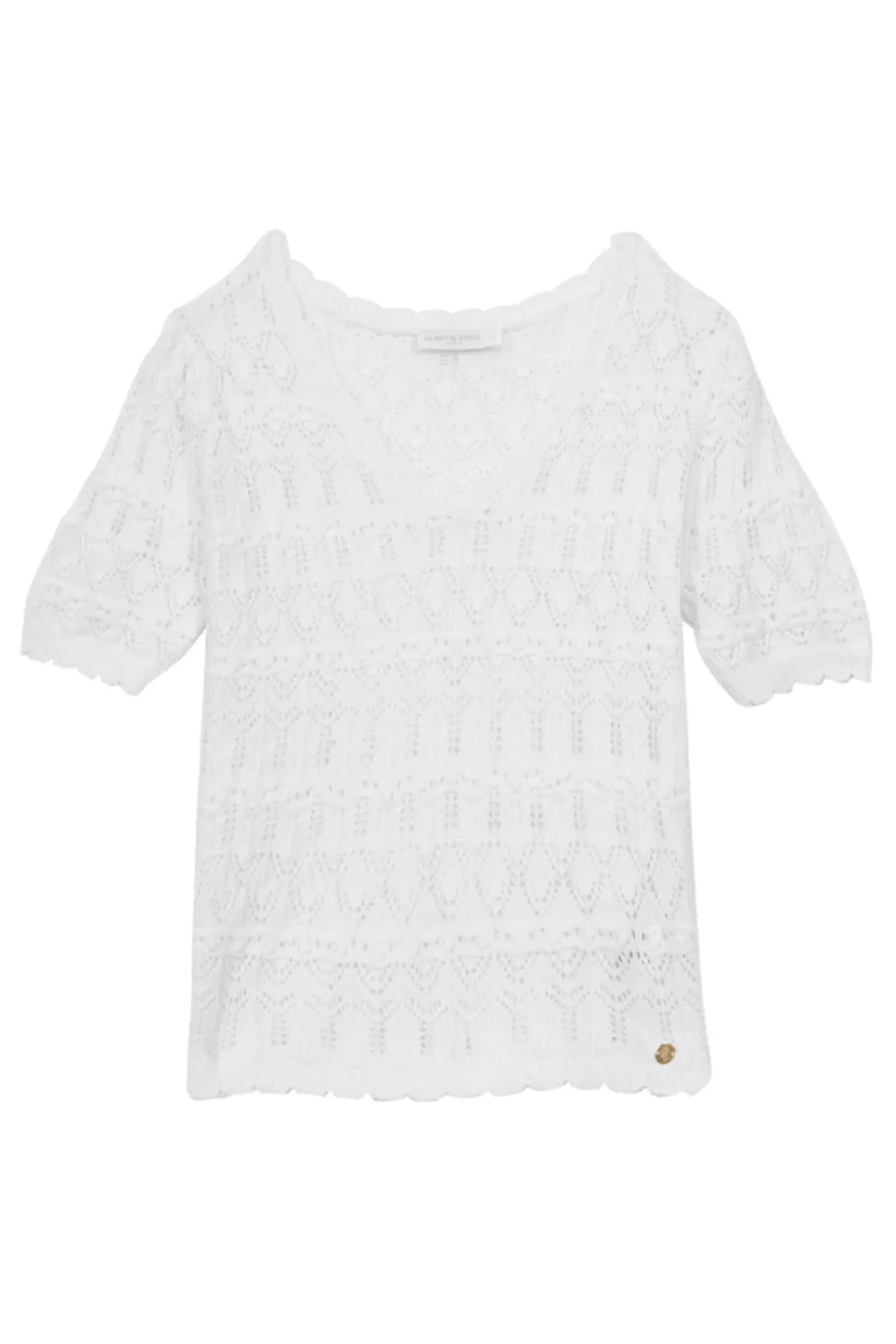 Mailles|LA PETITE ÉTOILE Pull Roberta Blanc