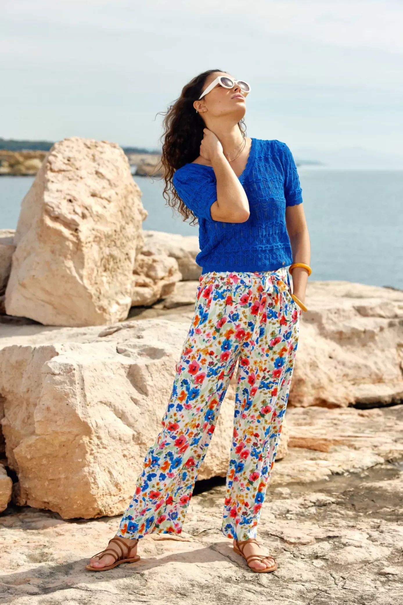 Mailles|LA PETITE ÉTOILE Pull Roberta Bleu