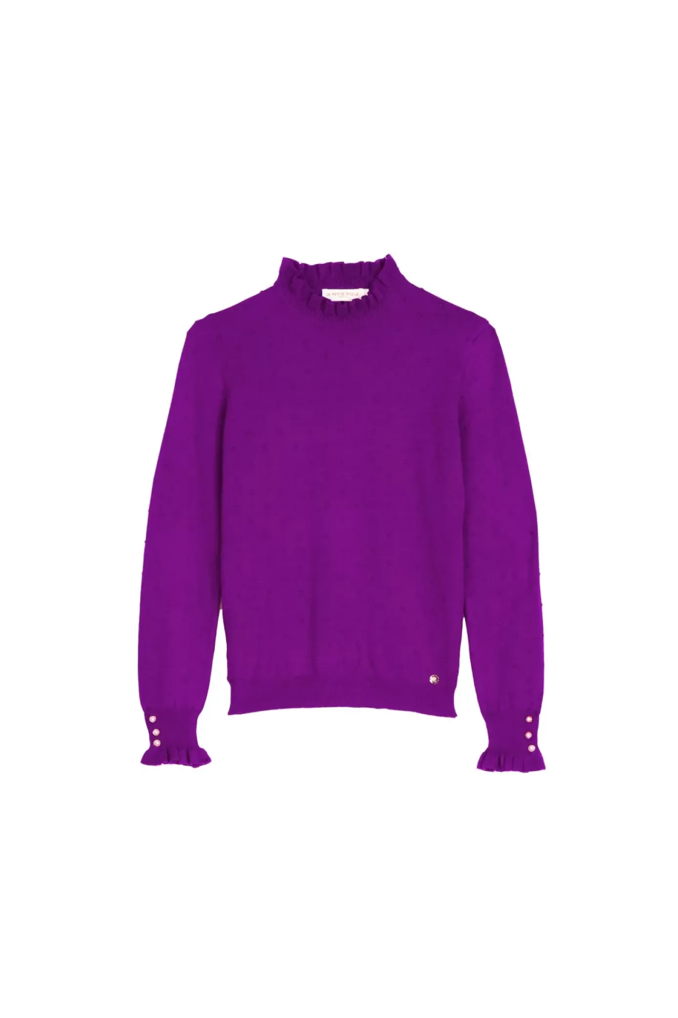 Mailles|LA PETITE ÉTOILE Pull Solferinos Violet